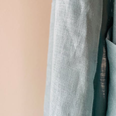 Zero Apron Linen 2025　blue