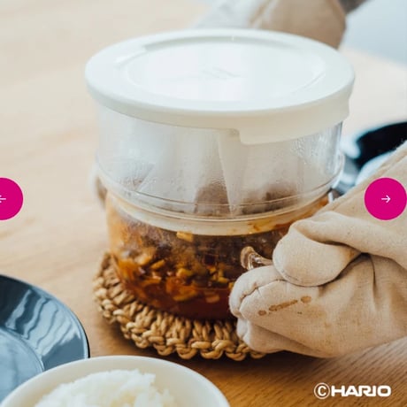 HARIO ガラスのせいろ蒸し器