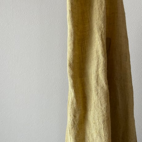 Zero Apron Linen  Yellow