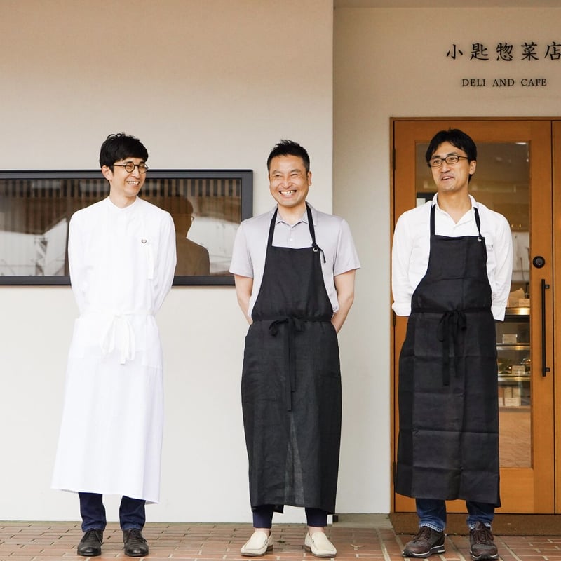 Zero Apron Linen BK | cosaji 食 暮らし こだわり 台所 つくば