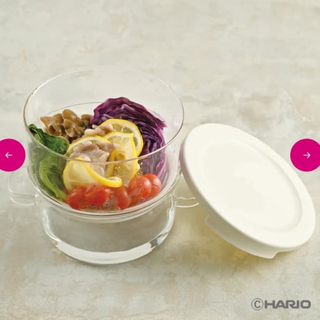HARIO ガラスのせいろ蒸し器