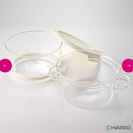 HARIO ガラスのせいろ蒸し器