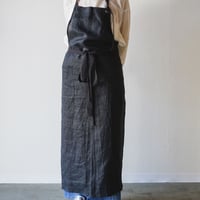 Zero Apron Linen BK