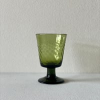 星耕硝子 短脚ワイングラス・角・モール