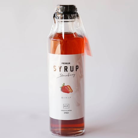 KAWAZOE FRUIT STRAWBERRY SYRUP（いちご）＊