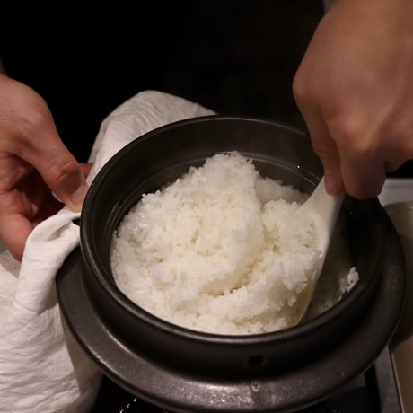 日常茶飯器　羽釜  ３合ごはん鍋（内蓋付)
