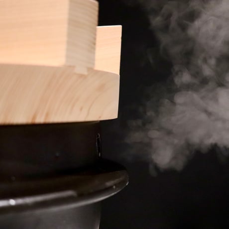 日常茶飯器　羽釜  ３合ごはん鍋（内蓋付)