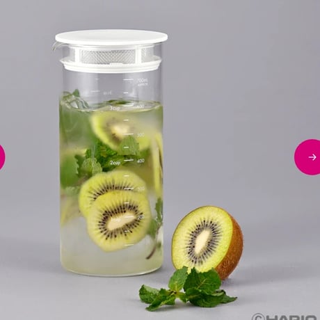 HARIO SLOWRA 耐熱ガラス フルーツピッチャー 700mL