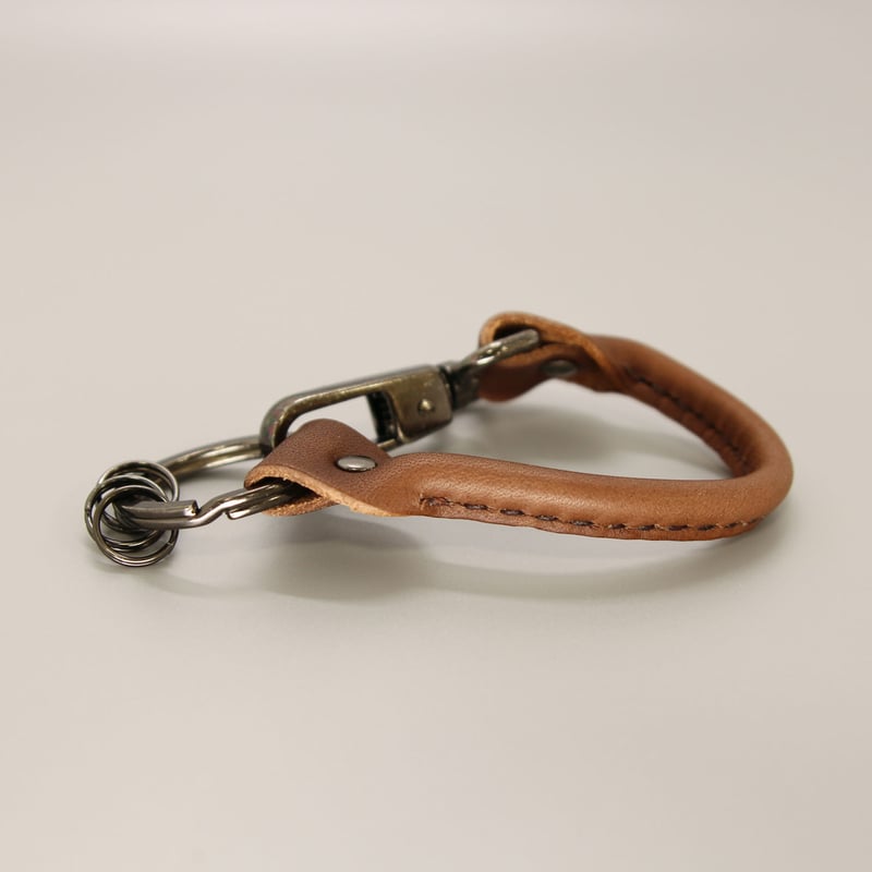Brown x Brown x Black | Kii｜レザーカラビナキーホルダー専門店
