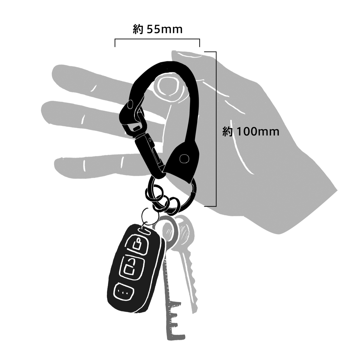 Joan citron / Shrink | Kii｜レザーカラビナキーホルダー専門店