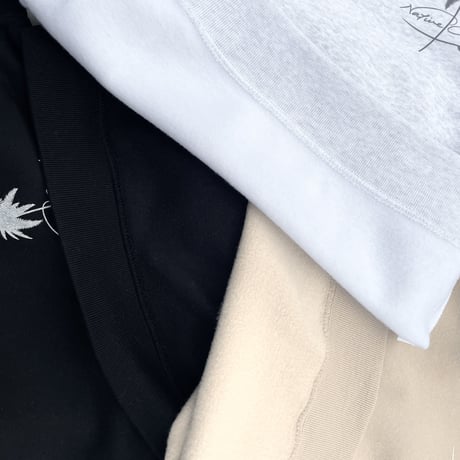 Sweat-top "Palm tree" - Gray 裏起毛