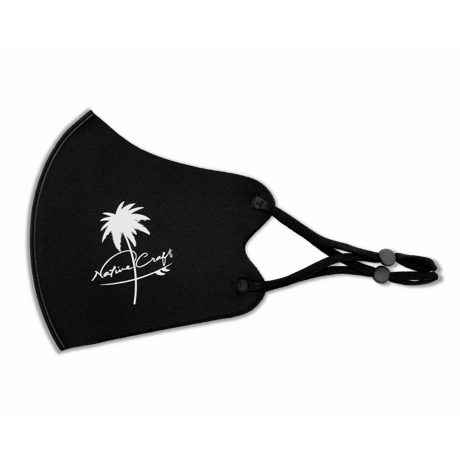 映えるマスクⅡ  ブラック Palm Tree