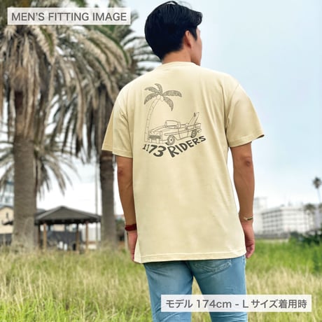 【メンズ】T-shirts "1173Riders" - Right Brown