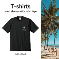 T-shirts "Palm tree" - Black