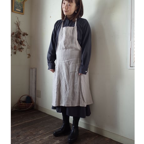 エプロンchef type（グレージュ）