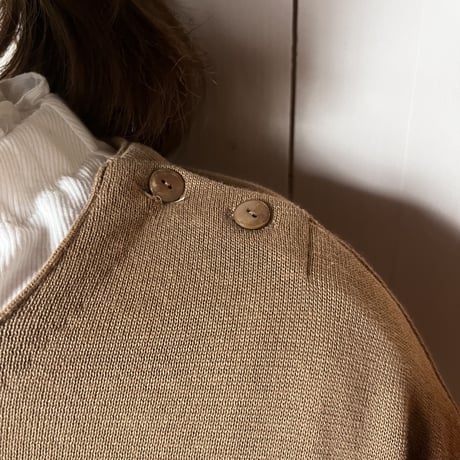 Porter des boutons コットンベスト