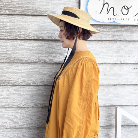 mature ha. ストローハット straw hat