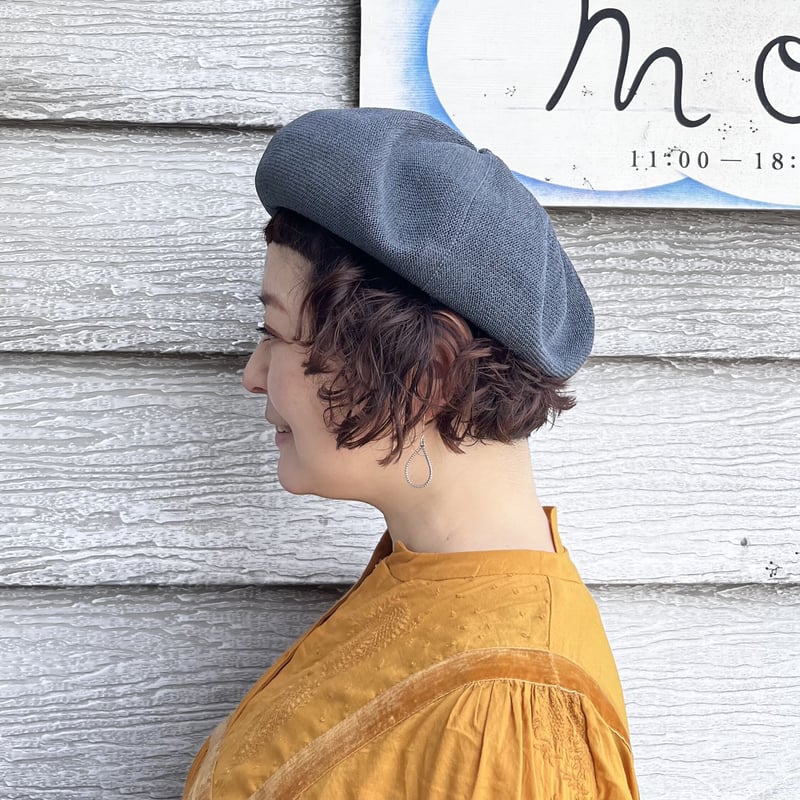 mature ha.|マチュアーハ|beret top gather big silk|ベレー mature ha.|マチュアーハ|beret top gather big silk|ベレー
