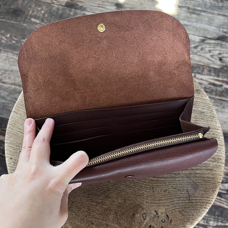 CINQ 長財布（カラー：ダークブラウン） | moln