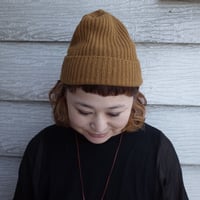 mature ha.  プリーツニットキャップ pleats knit cap