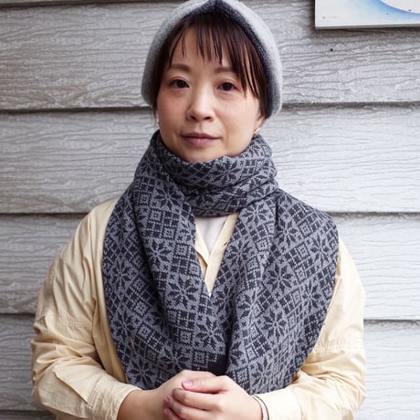ラトヴィア  メリノwoolマフラー
