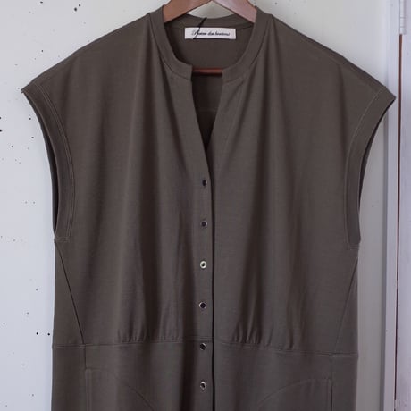 Porter des boutons コットンサルエルオールインワン