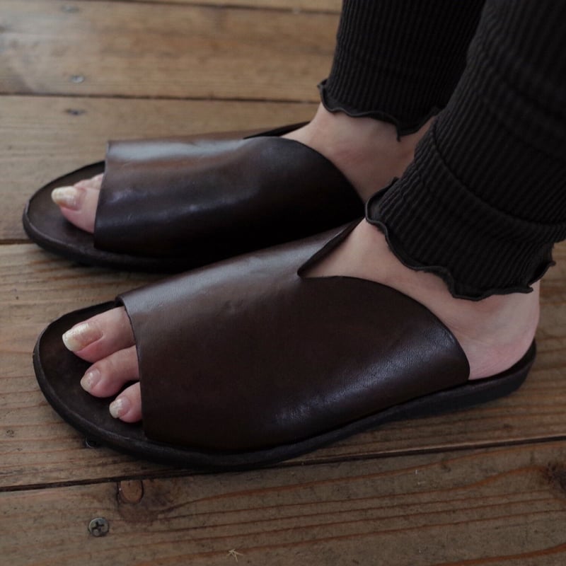 BRADOR レザーサンダル size42 MOON様 BRADOR ブラドール サンダル メンズ 本革 レザー 牛革 シンプル