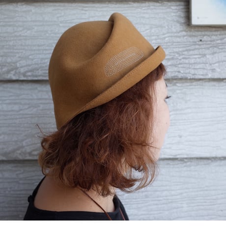mature ha. フリーハット バックステッチ free hat back stitch