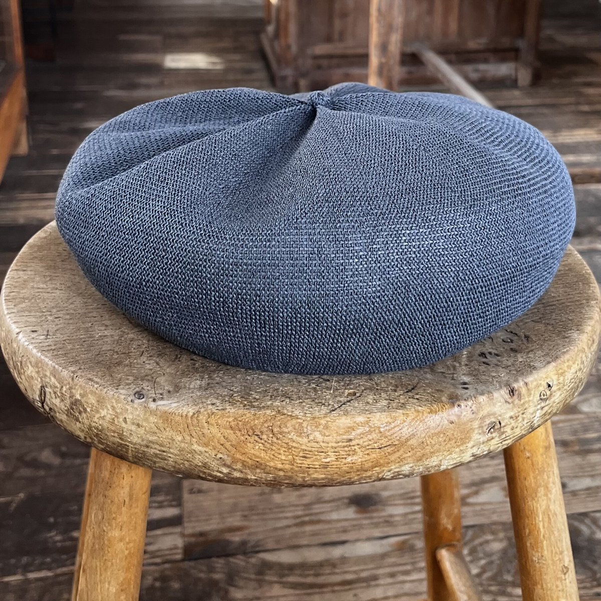 mature ha. シルクベレー帽 ¥11880 超美品 mature ha. シルクベレー beret top gather big silk（カラー