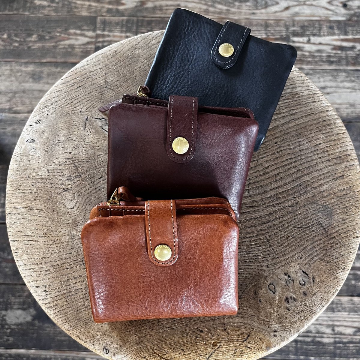 CINQ 二つ折り財布（カラー：ダークブラウン） | moln