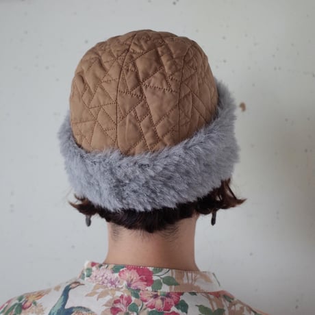 mature ha. キルティングフードキャップ hood cap quilting