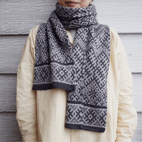 ラトヴィア  メリノwoolマフラー