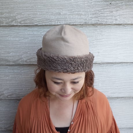 mature ha. ボアフードキャップ hood cap