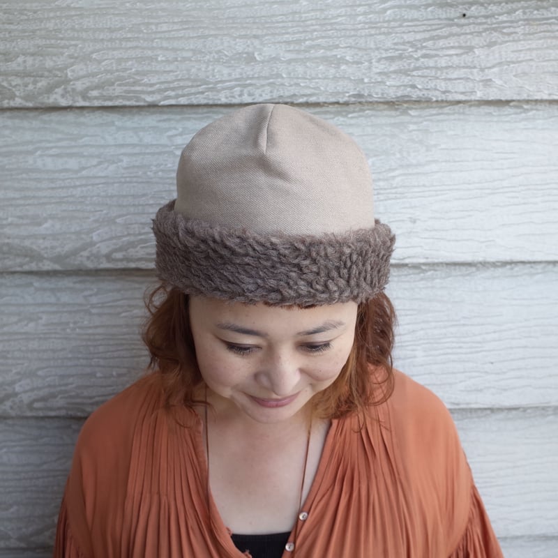 mature ha. ボアフードキャップ hood cap | moln