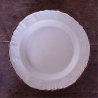 阿部慎太朗 花形リムレリーフ深皿9寸（チューリップ）
