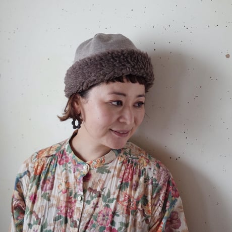 mature ha. オーガニックコットンフードキャップ hood cap organic cotton