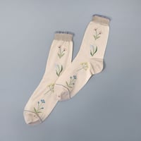 【KURI BOTELLA】printemps / white , black , blue gray