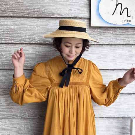 mature ha. ストローハット straw hat