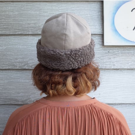 mature ha. ボアフードキャップ hood cap