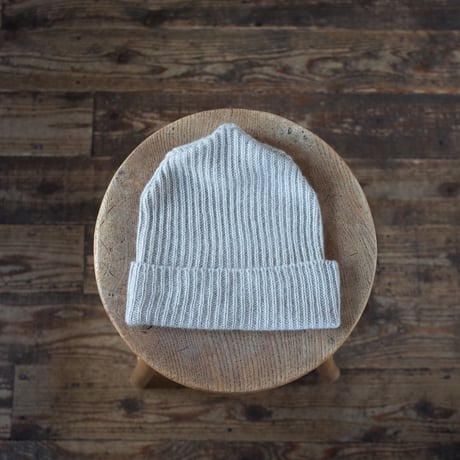 mature ha.  プリーツニットキャップ pleats knit cap