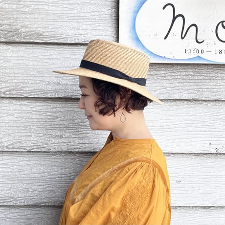 mature ha. ラフィアハット raffia hat