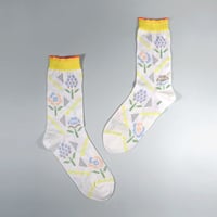 【KURI BOTELLA】garden / white , gray