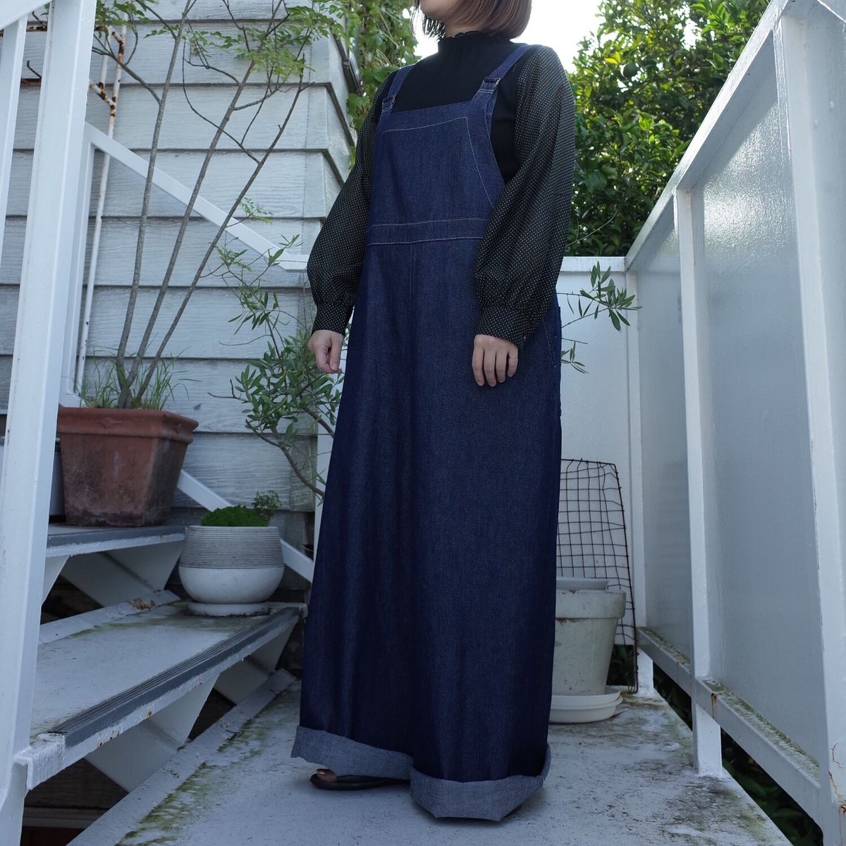 Porter des boutons デニムサロペット | moln Porter des boutons デニムサロペット | moln