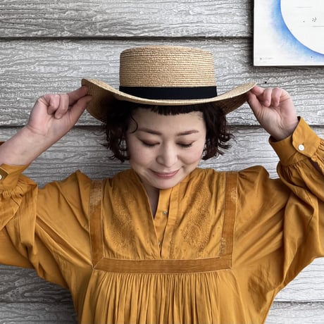 mature ha. ラフィアハット raffia hat