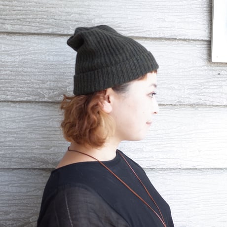 mature ha.  プリーツニットキャップ pleats knit cap