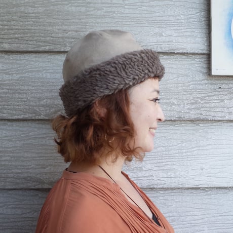 mature ha. ボアフードキャップ hood cap