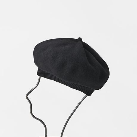 mature ha. トップギャザーリブ ラムベレー beret top gather rib lamb