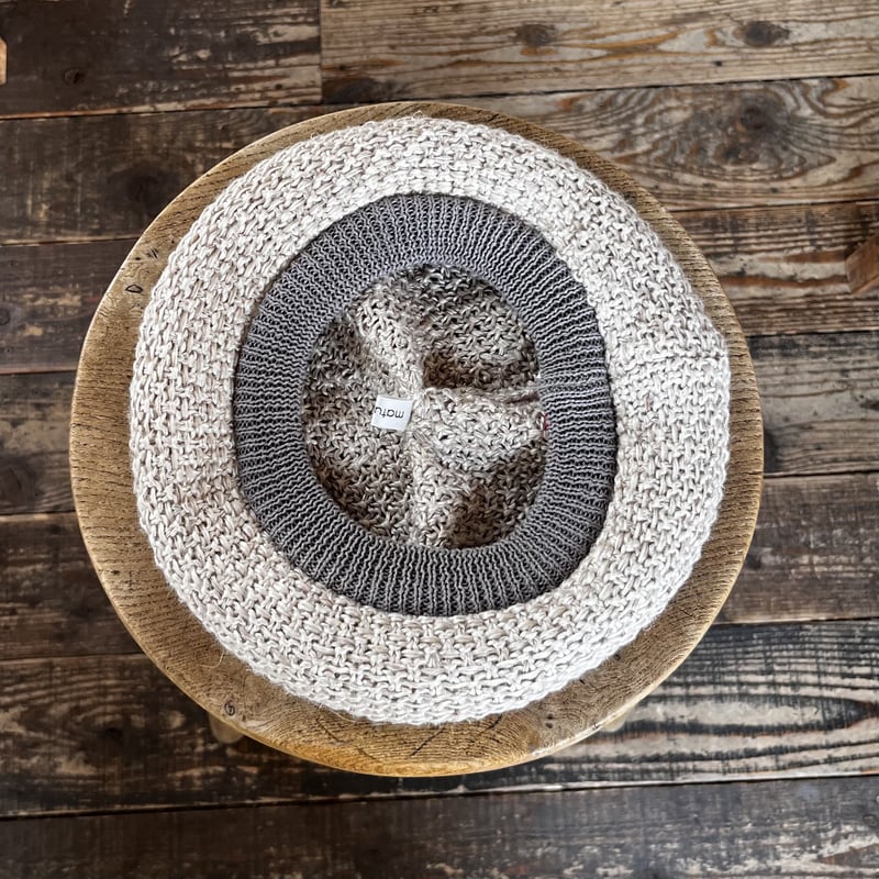 mature ha. リネンニットベレー beret knitted linen | moln