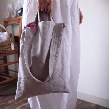 hiki  おさんぽBAG（カラー：ライトグレー）