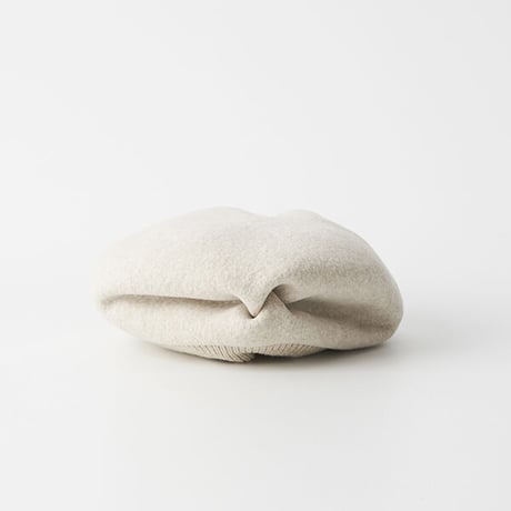 mature ha.  タックギャザーリブ ラムベレー beret tuck&gather rib lamb